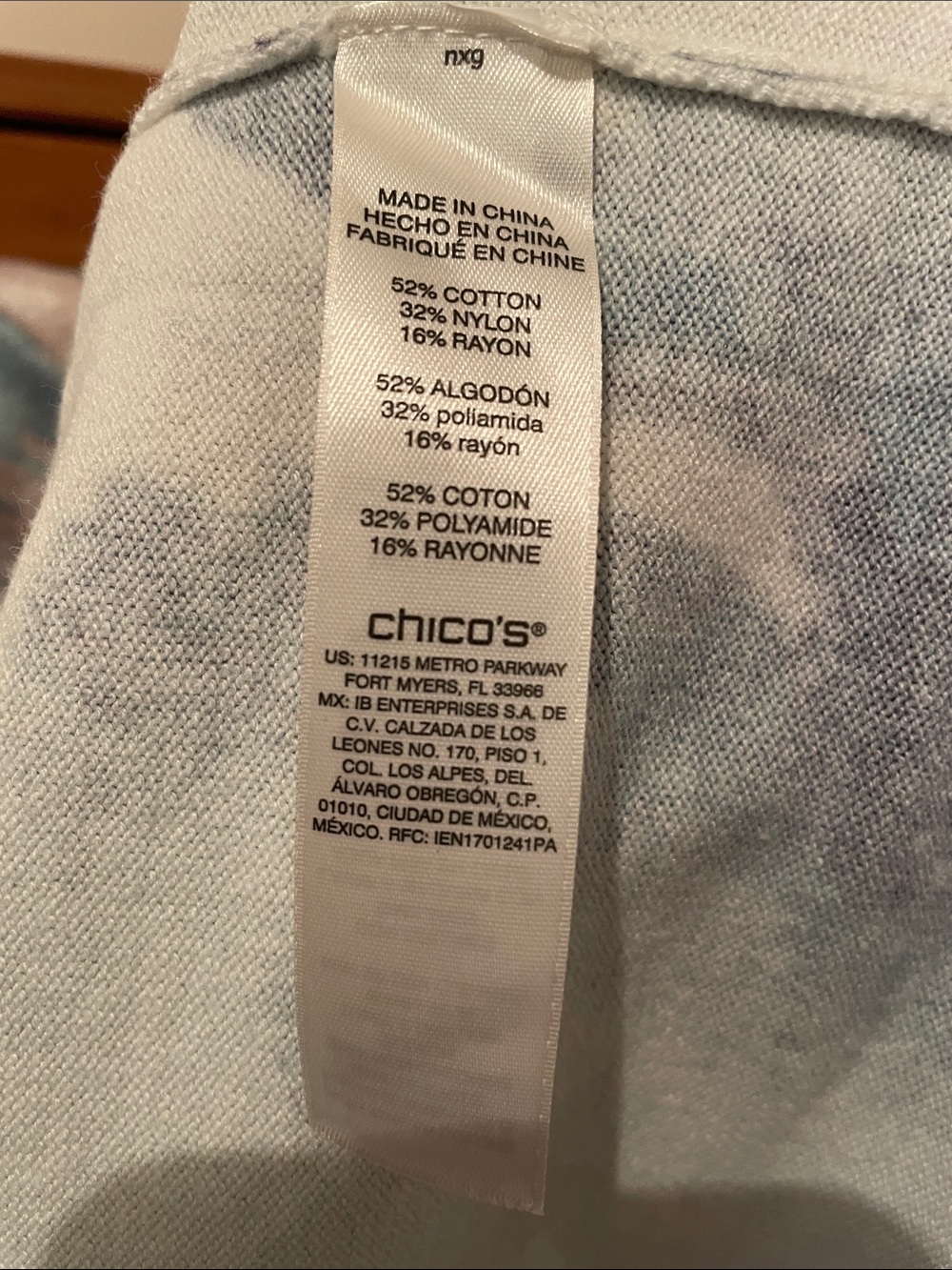 🛍️Nana’s Corner🥂 Chico’s Open-Front Floral Watercolor Jacket in Multi Sz 1 - Picture 6 of 6